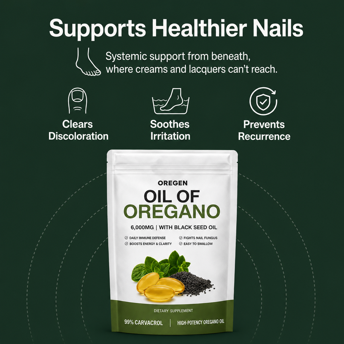 Oregen™ Oregano & Black Seed Oil