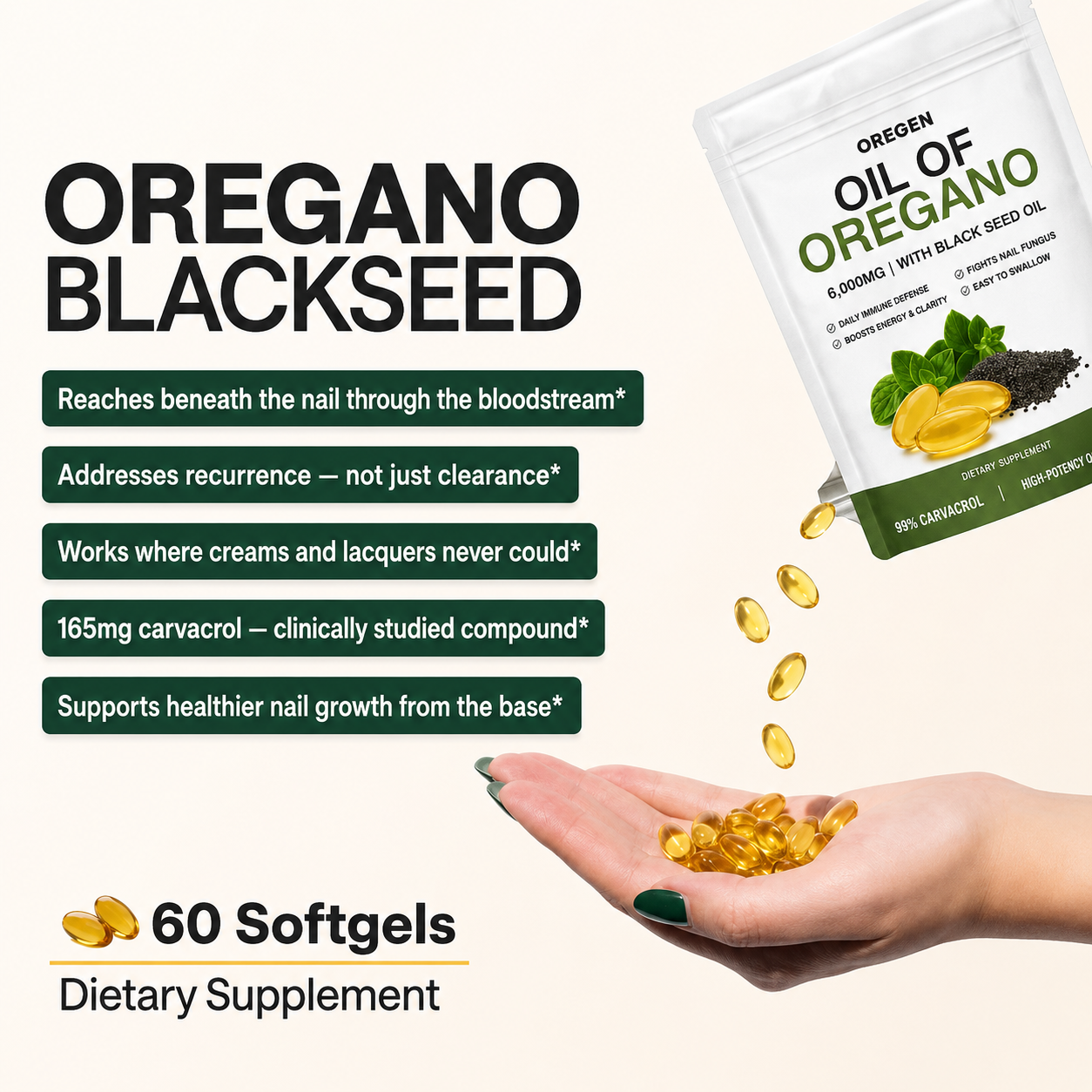 Oregen™ Oregano & Black Seed Oil