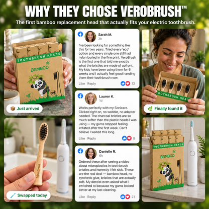 VeroBrush™ Bamboo Heads