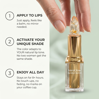 VeroGlow Signature Lipstick for Dry Lips
